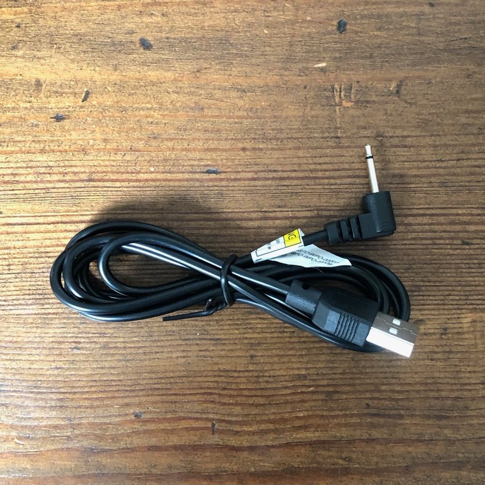Black Charging Cord